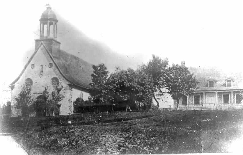 L'église à Berthier où Jean-Baptiste Lagimodière où Marie-Anne Gaboury se sont mariés - MSB 0518